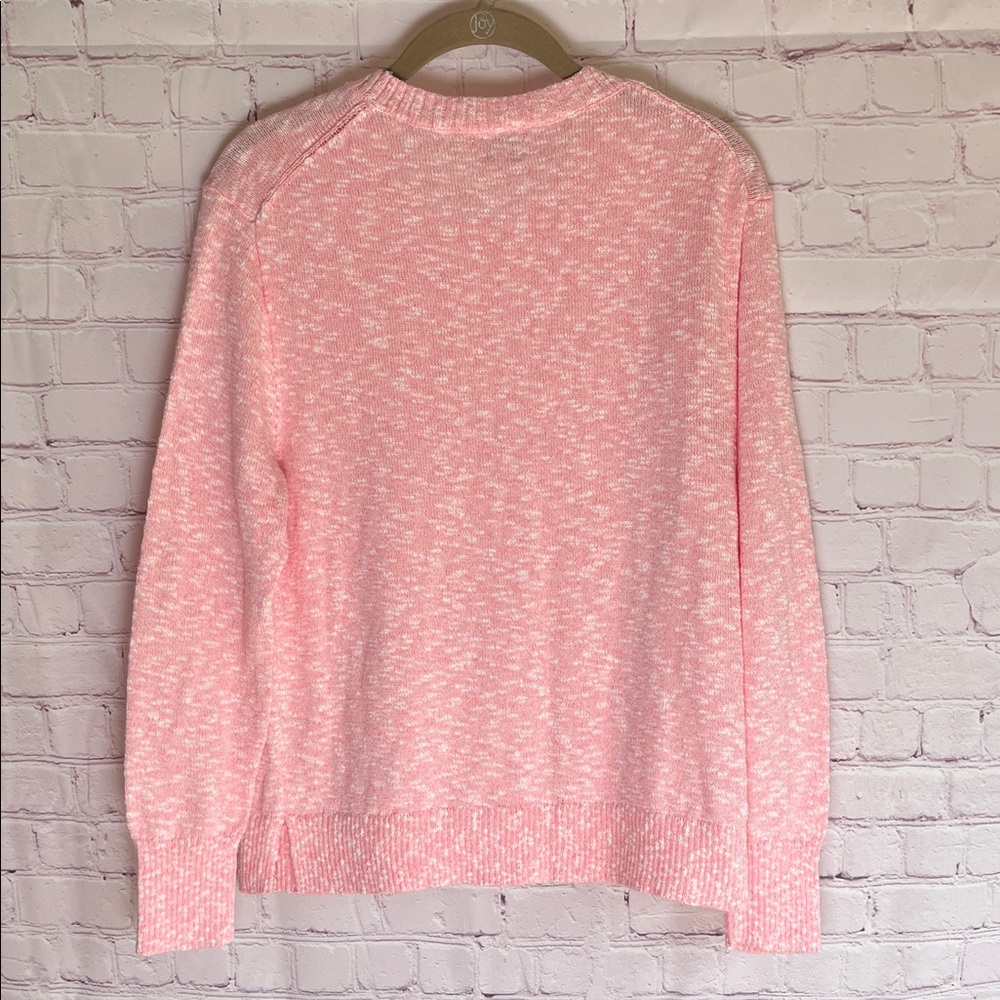 J. Crew Light Pink Crewneck Sweater Woman’s Size Medium - Picture 4 of 4